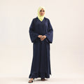 Midnight Navy Satin
