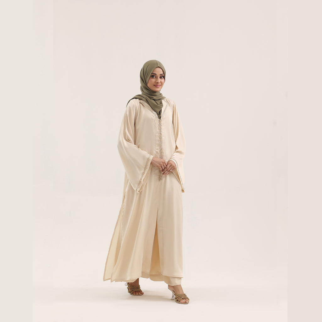 Light Beige Embellished