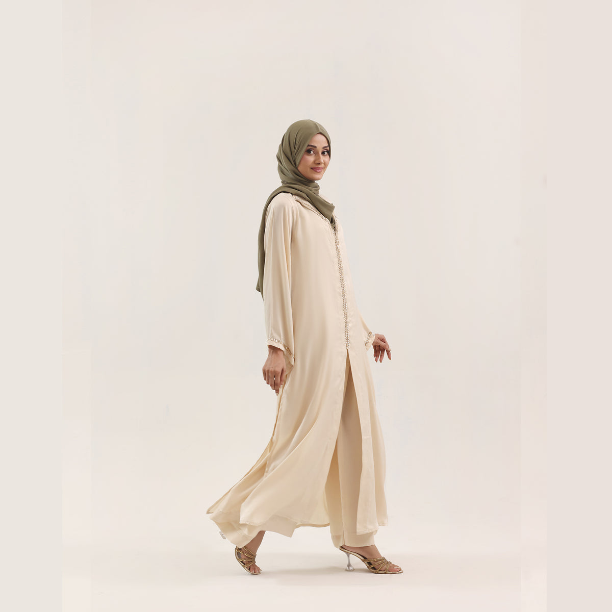 Light Beige Embellished