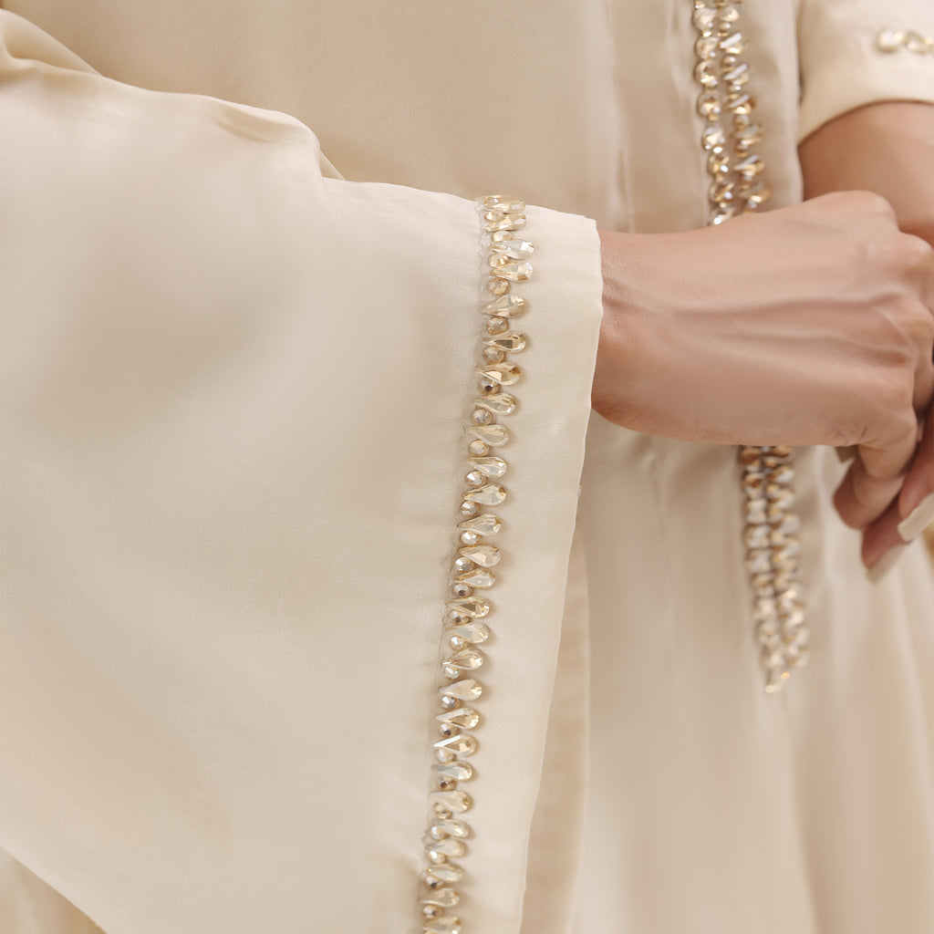 Light Beige Embellished