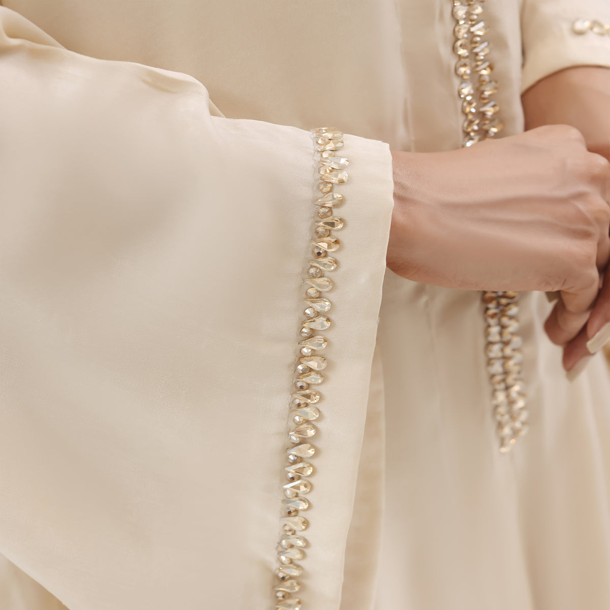 Light Beige Embellished