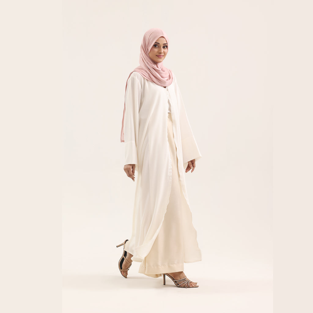 Pearl White Embellished