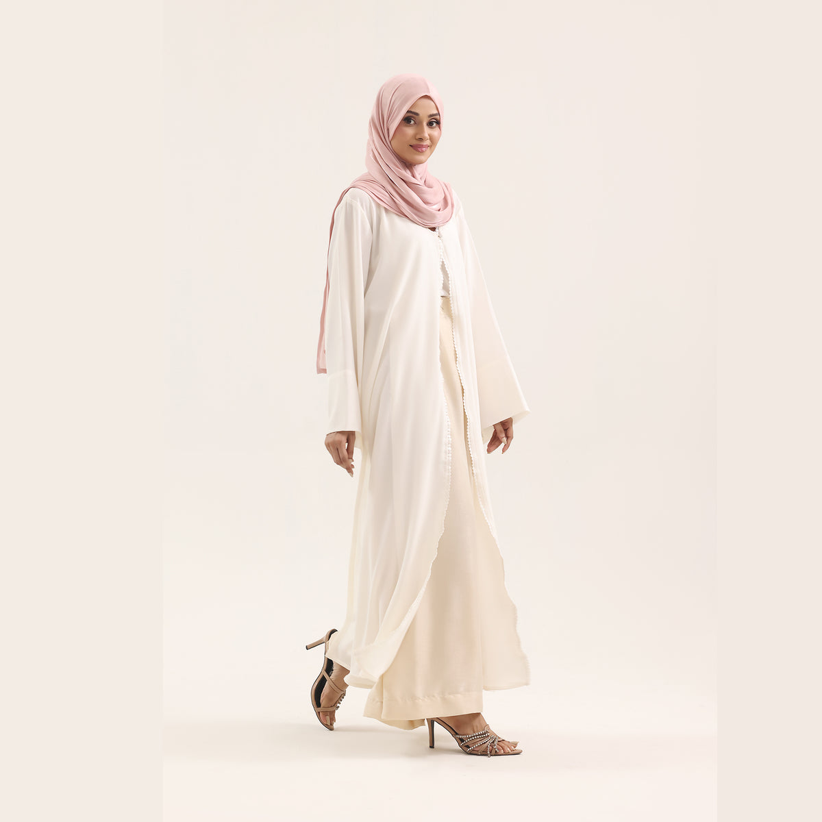 Pearl White Embellished