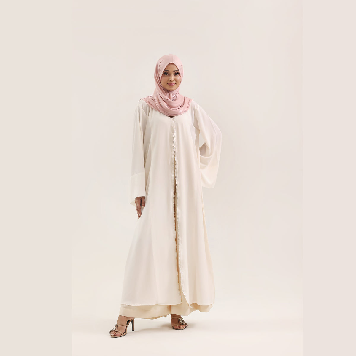 Pearl White Embellished