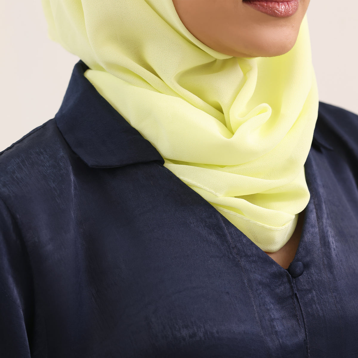 Midnight Navy Satin